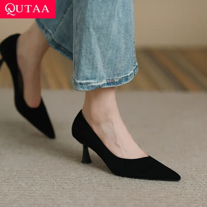 Women’s Pumps – Genuine Leather & High Heel - Image 2