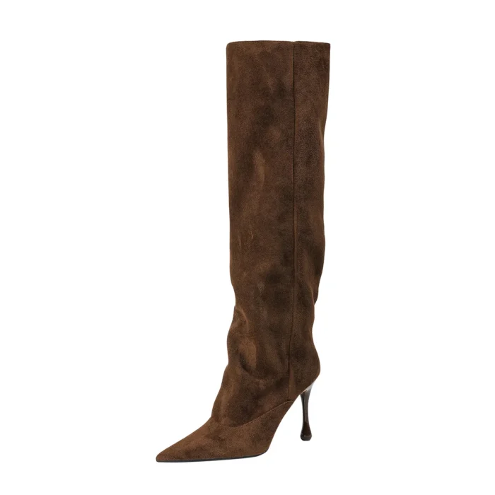 Women’s Long Boots – Pointed Toe & High Heel - Image 1