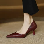 Women’s Pumps – Genuine Leather & Stiletto Heel - Image 4