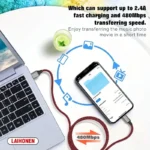 1M 2M 3M USB A To Lightning MFi Certified  Cable For iPhone 14 13 12 11 X XR Pro Max Fast Charging Cable Charger Data Wire Cord - Image 5