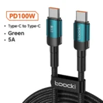 Toocki 100W Type C to USB C Cable PD 3.0 Quick Charge 4.0 Fast Charging Type C to Type C for iPhone 15 Macbook Samsung Xiaomi - Image 10