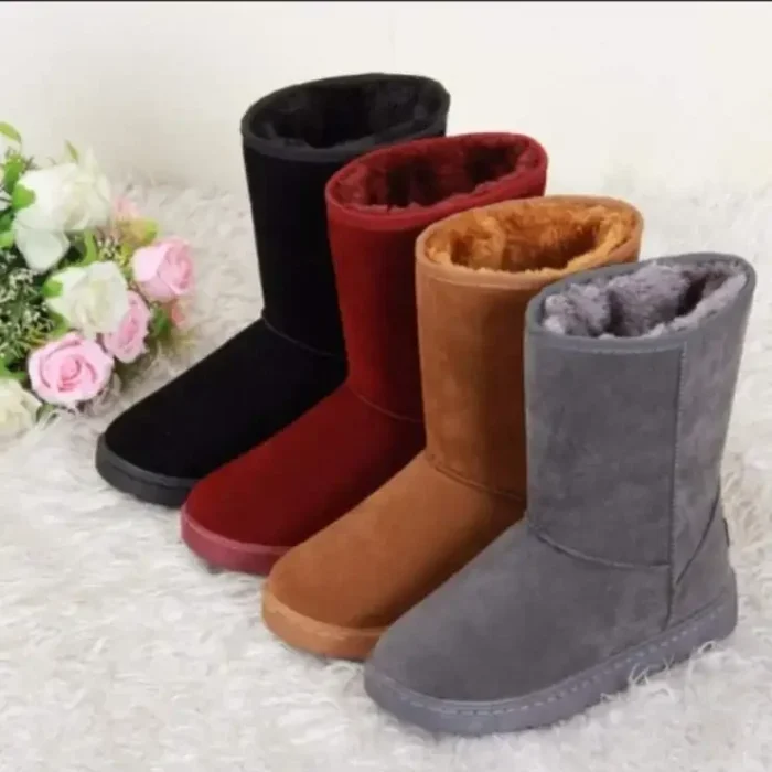 Women’s Mid-Calf Snow Boots – Warm Fleece & Non-Slip - Image 1