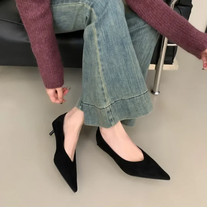 Women’s High Heels – Leopard Print & Slip-On Style - Image 3