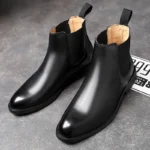 Men’s Chelsea Boots – Genuine Leather & Retro Style - Image 2