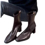 Women’s Ankle Boots – Elegant Leather & Heel - Image 5