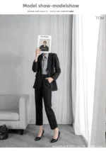 Stylish Pointed Toe High Heels for Air Stewardess Women's Professional Work Shoes Elegant Thin Heel Formal Black Leather Shoes - Image 6