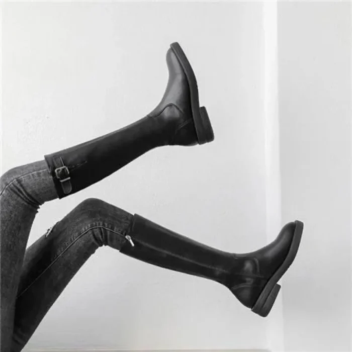 Women’s Knee-High Boots – Slim Fit & Fleece Lined - Image 5