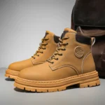 Men’s High-Top Boots – Leather & Anti-Slip - Image 2