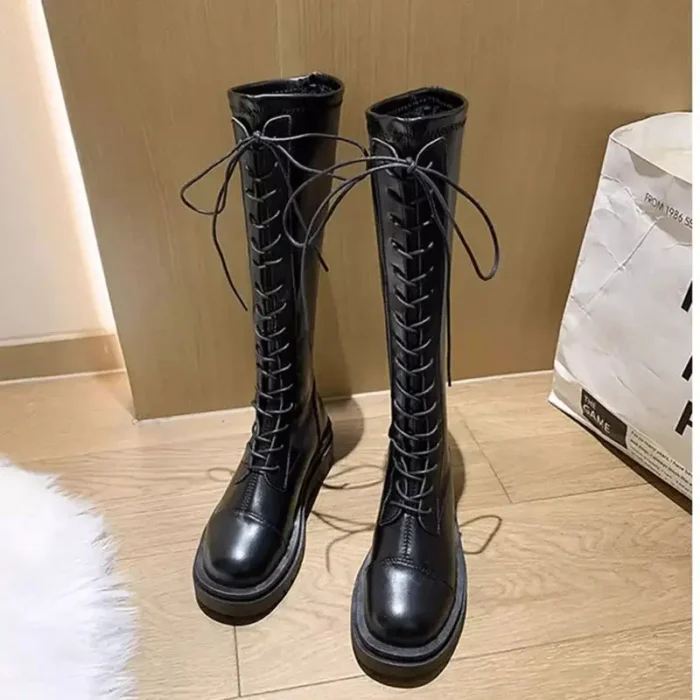 Women’s Ankle Boots – Knight Style & Flat Sole - Image 2