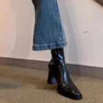 Women’s Ankle Boots – Elegant Leather & Heel - Image 3