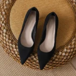 Elegant Black Thin Heel Pumps - Image 6