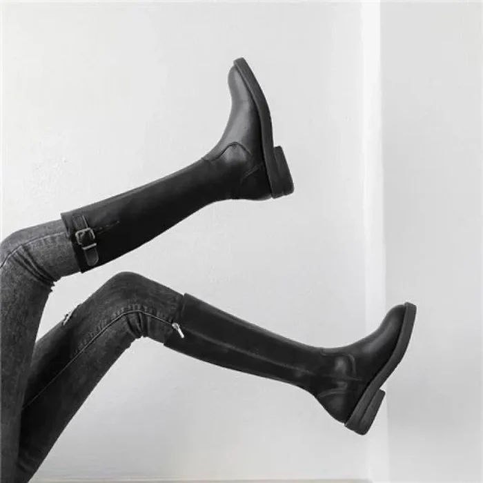 Women’s Knee-High Boots – Slim Fit & Fleece Lined - Image 2