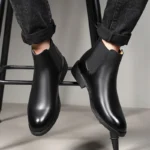 Men’s Chelsea Boots – Genuine Leather & Retro Style - Image 5