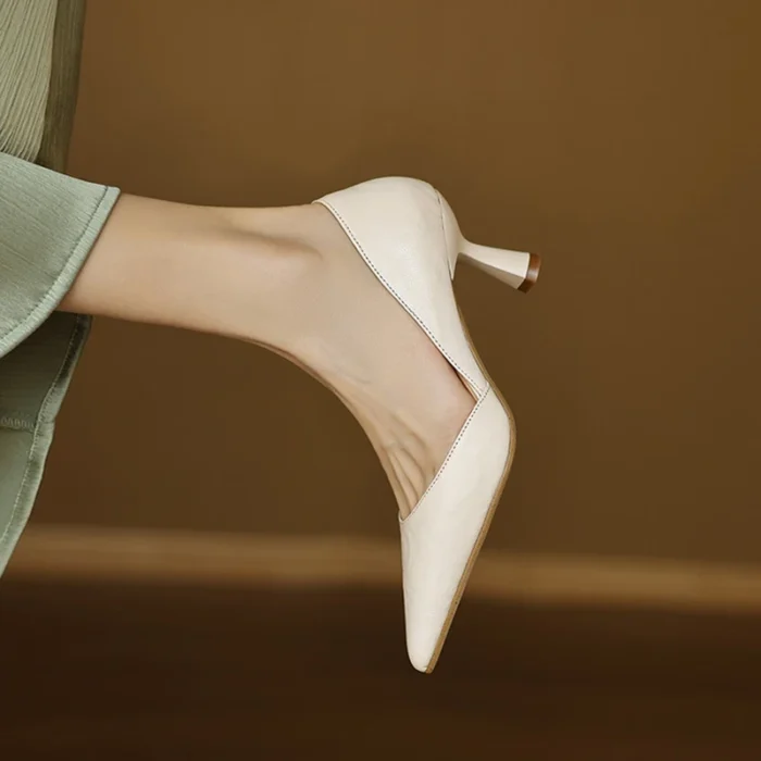 Women’s Pumps – Genuine Leather & Stiletto Heel - Image 2