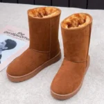 Women’s Mid-Calf Snow Boots – Warm Fleece & Non-Slip - Image 9