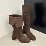 Women’s Knee-High Boots – Vintage & Slip-On Style
