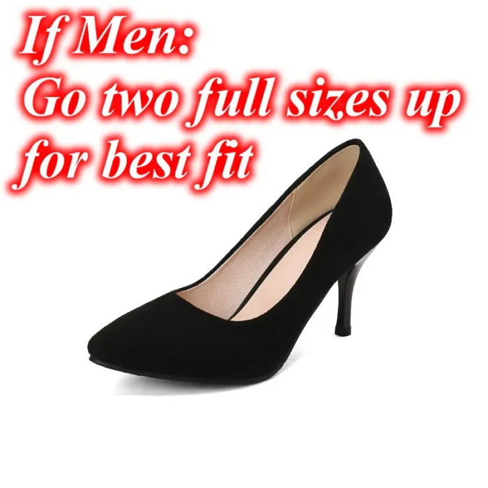 Unisex Pumps – Pointed Toe & Kitten Heel - Image 8