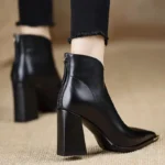 Women’s Ankle Boots – Pointed Toe & Fleece Lined - Image 4