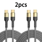 UGOURD PD240W Ultra Fast Charge Cable Type Usb C 100W type c Charger Cable for iphone 15 xiaomi MacBook Pro With E-Marker chip - Image 15