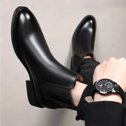 Men’s Chelsea Boots – Genuine Leather & Retro Style