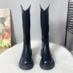 Women’s Long Boots – Fleece Lined & Platform Style - Image 3