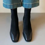 Women’s Ankle Boots – Square Toe & Thick Heel - Image 2