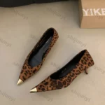 Leopard Print Stiletto Pumps - Image 6