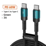 Toocki 100W Type C to USB C Cable PD 3.0 Quick Charge 4.0 Fast Charging Type C to Type C for iPhone 15 Macbook Samsung Xiaomi - Image 7