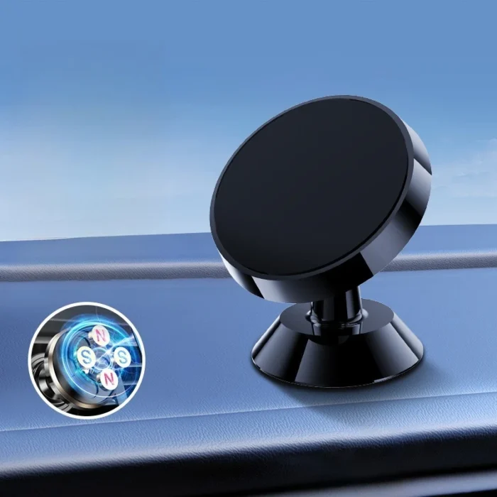 Magnetic Phone Holder for Car, Magnetic Car Mount for Cell Phone, 360° Rotation Universal Car Holder Fits All Smartphones - Image 9