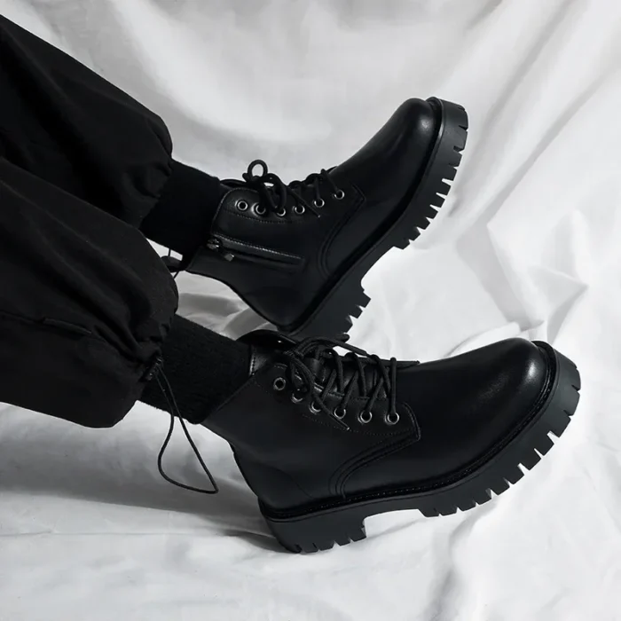 Men’s Leather Boots – Waterproof & Non-Slip - Image 2