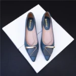 Popular Ladies Footwear Comfortable Women's Flat Shoes Korean Style Stylish Vacation E Luxury Brand Summer 2025 Lastest a Spring - Image 6