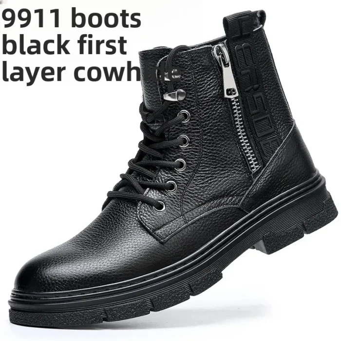 Men’s Winter Boots – Leather & Wool Lined - Image 7