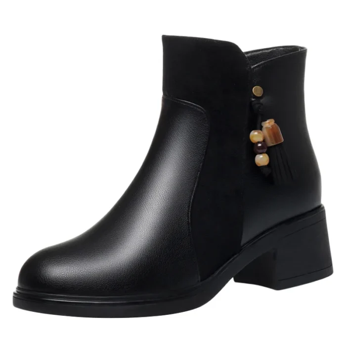 Women’s Ankle Boots – Soft Leather & Fur Lined - Image 5