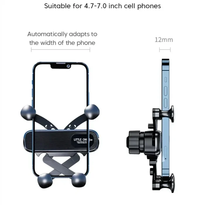 Gravity Car Phone Holder Air Vent Mount Cell Phone Holder in Car Mobile Support For iPhone 13 12 Xiaomi Universal for 4.7-7 inch - Image 6