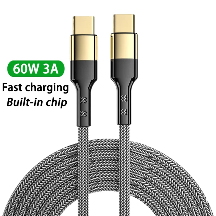 UGOURD PD240W Ultra Fast Charge Cable Type Usb C 100W type c Charger Cable for iphone 15 xiaomi MacBook Pro With E-Marker chip - Image 14