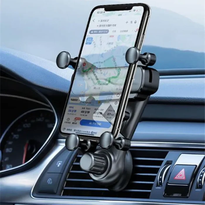 Gravity Car Phone Holder Air Vent Mount Cell Phone Holder in Car Mobile Support For iPhone 13 12 Xiaomi Universal for 4.7-7 inch - Image 1